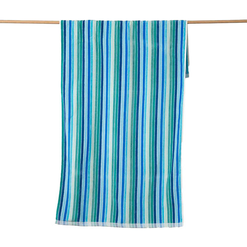 Canningvale Sorrentina Velour Beach Towel - Multiplo Lagoon