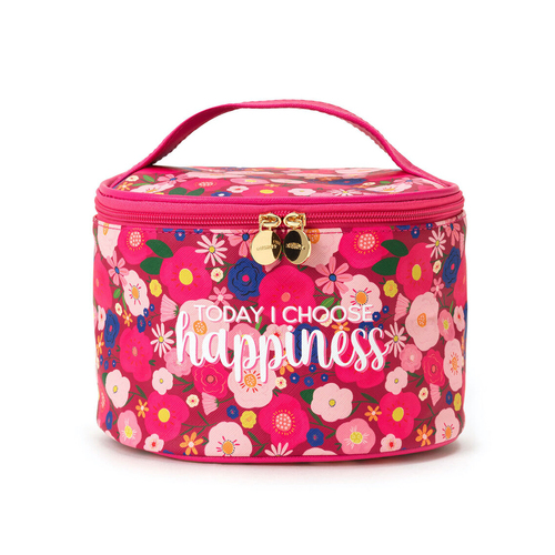 Legami Beauty Case Makeup/Toiletry Bag w/ Handle - Flower Bloom