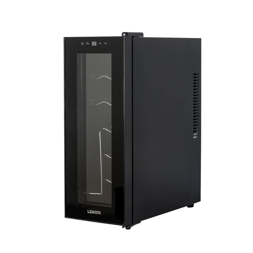 Lenoxx 12 Bottle Home Kitchen Dining Wine Cellar Black