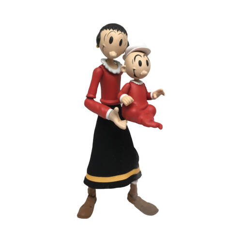 Popeye Olive Oyl HACKS Action Figure Display Toy Set