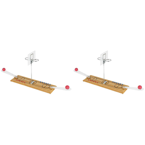 2PK Table Top Wooden Basketball Kids/Chilren Board Game 
