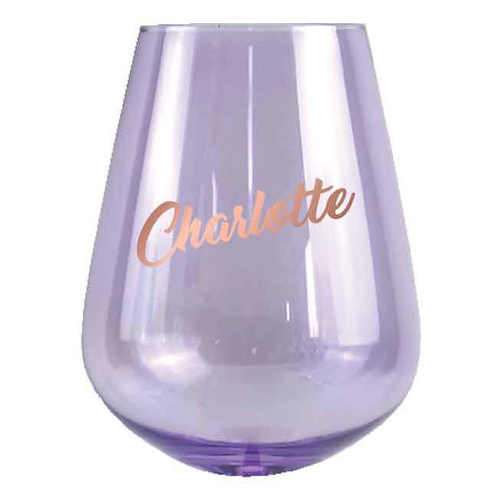 2pc Charlotte Stemless 13cm/600ml Wine Glass Tumbler Set