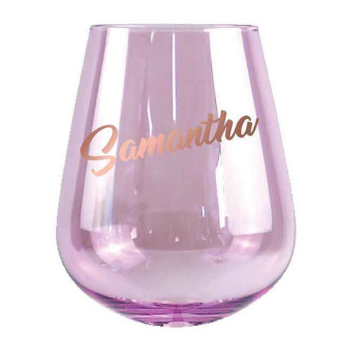 2pc Samantha Stemless 13cm/600ml Wine Glass Drinking Tumbler Set