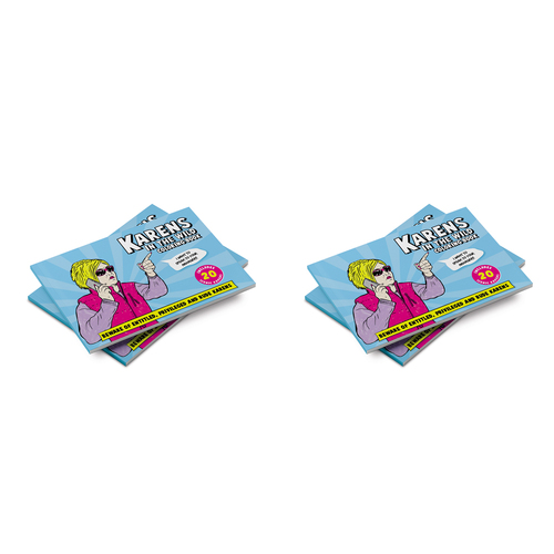 2PK Bubblegum Stuff Karens in the Wild Colouring Book Adult Art Activity