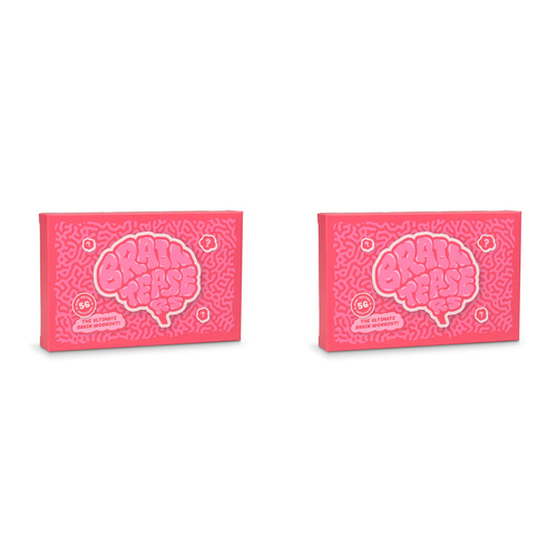 2PK Bubblegum Stuff Brain Teasers Family Party Card Game Set