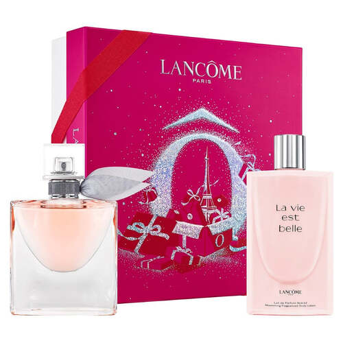 Lancome La Vie Est Belle Gift Set Womens 50ml EDP/50ml Body Lotion