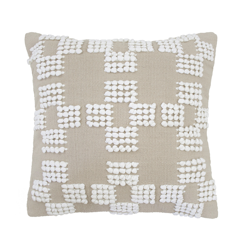 Bambury Home Decor Decorative Hastings Cushion 50x50cm Latte