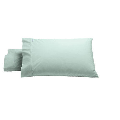 Bianca Heston 300TC Cotton Percale 48x74cm Pillowcase Standard - Sage