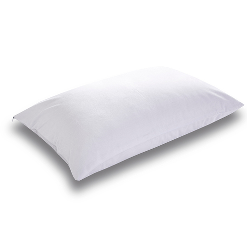 Bianca Velour Touch 100% Cotton Waterproof Pillow Protectors White