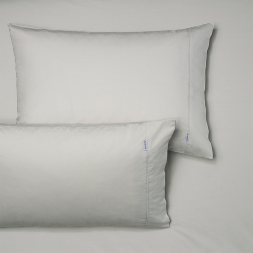 Bianca Heston 300TC Percale Cotton Sheet Combo Set Silver - Super King Bed