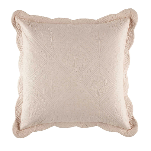 Bianca Lucinda Cushion 43x43cm Square Pillow - Soft Blush