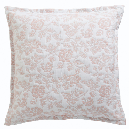 Bianca Provence Cushion 43x43cm Square Pillow - Blush