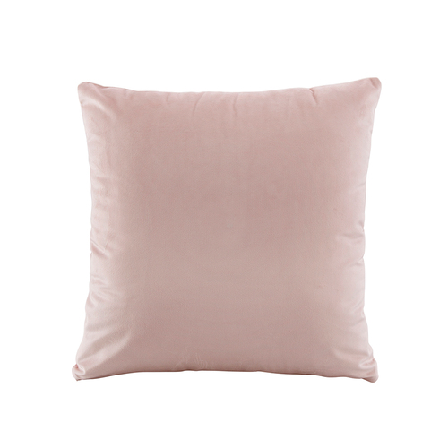 Bianca Vivid Coordinates Cushion Velvet 43x43cm Square Pillow - Blush