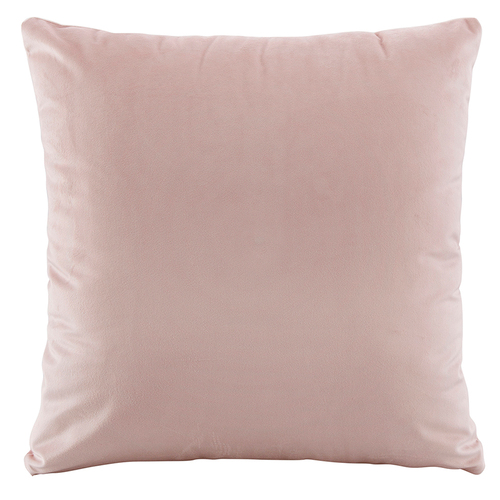 Bianca Vivid Coordinates European Pillowcase Velvet 65x65cm - Blush