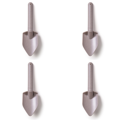 4PK Bigjigs Toys 20cm Eco Spade Kids Toy Stone Grey 18m+