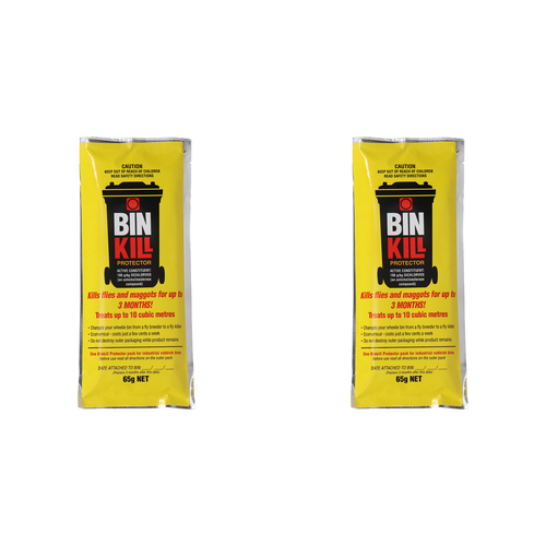 2PK Binkill 65g Commercial Waste Bin Cleaner Sanitizer