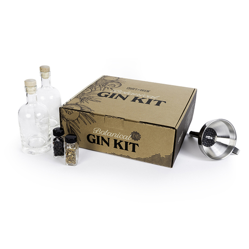 Craft A Brew Handcrafted Botanical Blend Gin Kit w/ Bottles/Corked