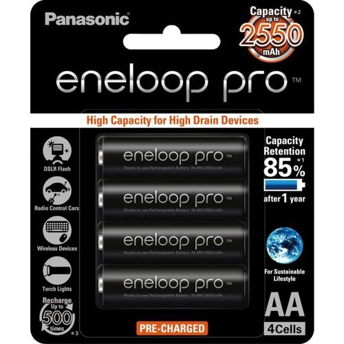 4PK AA ENELOOP PRO BATTERIES