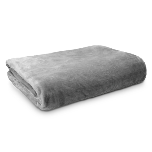 Ardor Boudoir Lucia Luxury Plush Velvet Blanket Single Bed Silver