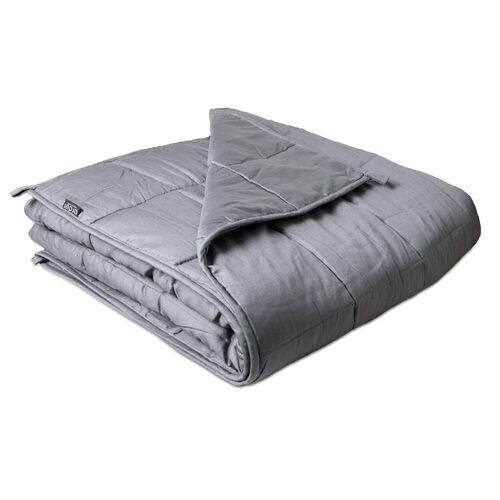 Ardor Weighted 152x203cm Blanket w/ Cotton Cover Grey