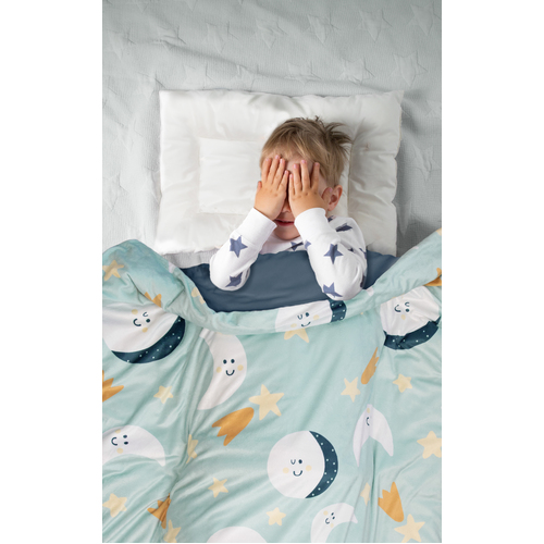 Jelly Bean Kids Adura 95x125cm Weighted Blanket 2.8Kg Chambray