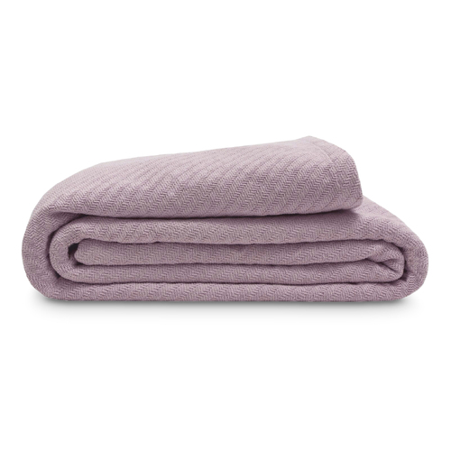 Ardor Surry Cotton Blanket Queen Bed Lilac