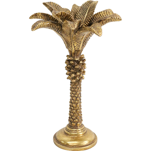 LVD Queen Palm Candle Holder Decorative Home Ornament Statue 14.5x21.5cm