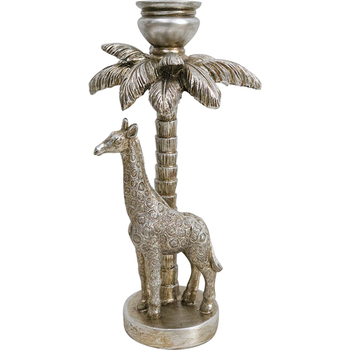 LVD Candle Holder Giraffe Champagne Palm Decorative Ornament Home Decor