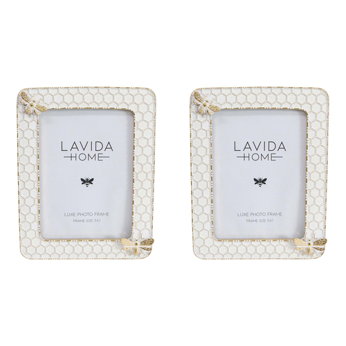 2PK LVD Bee Frame Decorative Display Home Lounge Decor