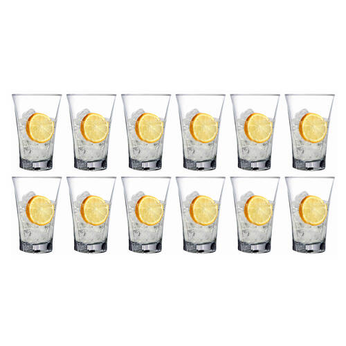 2PK 6pc Artcraft Blaze Hi-Ball Water Cocktail Drinking Glass 350ml Clear