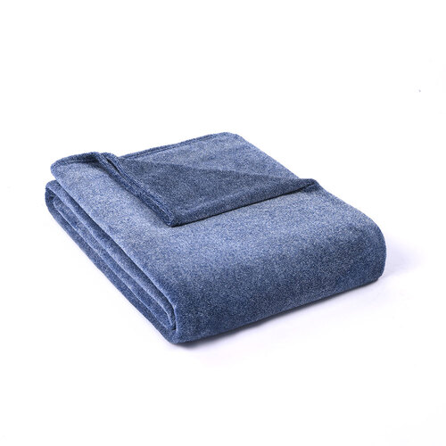 Jason Single Bed Super Soft Melange 320GSM Blanket Denim