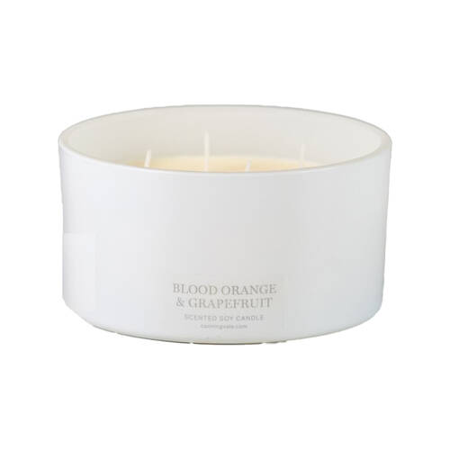 Canningvale XL 4 Wick Soy Wax Candle - Blood Orange & Grapefruit