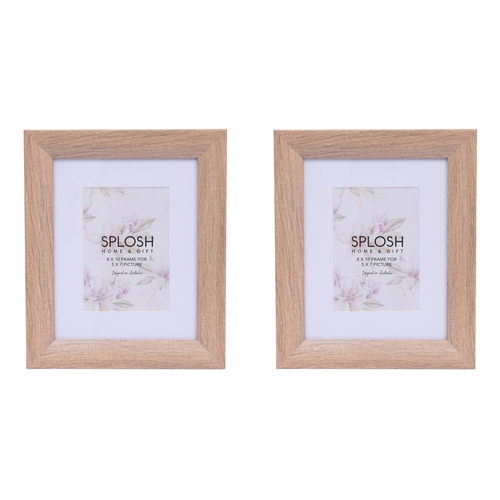 2PK Splosh Blossom 5x7" Wooden Picture Frame Photo Holder Wall Hanging