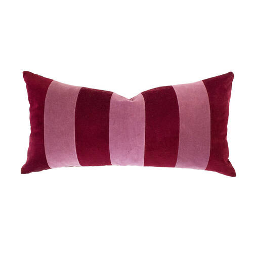 Bambury Cooper Rectangle Sofa Cushion Decorative Throw Pillow 30x60cm Berry