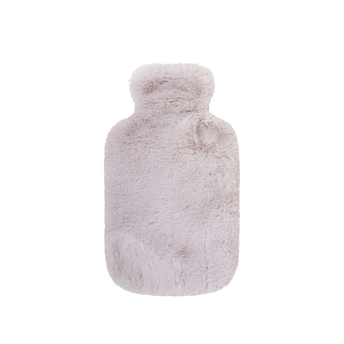 Bambury Silky Soft Bed Frida Faux Fur Hot Water Bottle Thistle 2L