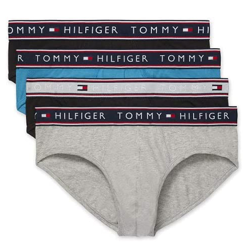 4PK Tommy Hilfiger Men's Size S Cotton Stretch Briefs Underwear Multi