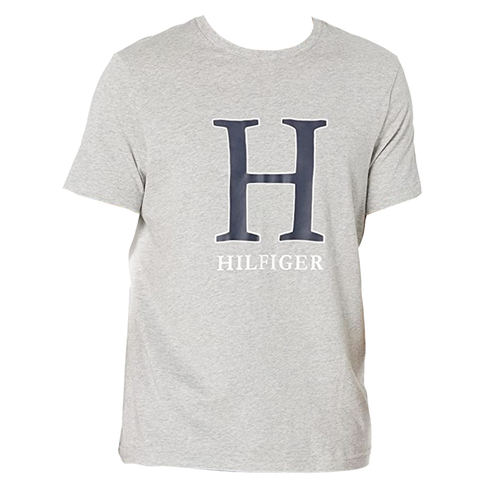 Tommy Hilfiger Men's Size M Sleepwear Graphic Tee Grey Heather