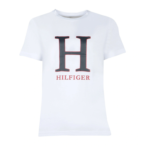 Tommy Hilfiger Men's Size M Sleepwear Graphic Tee White