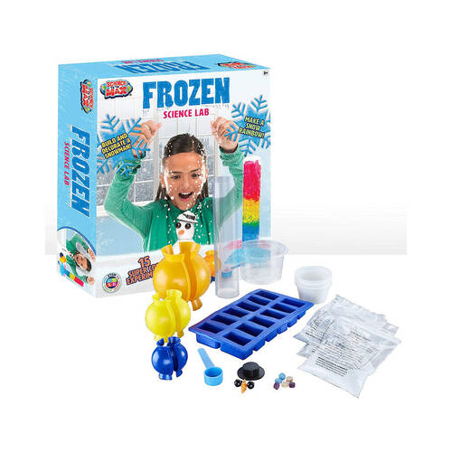 Science To The Max Frozen Lab Kit w/15 Experiments STEM Learning Toy 8y+