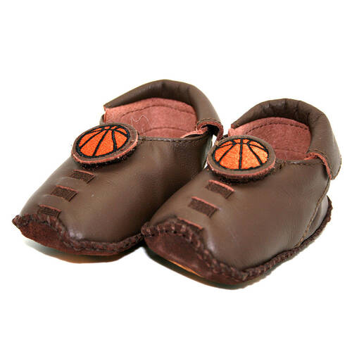 Shupea Baby Soft Sole Leather Shoes Adjustable Suede Basketball Up to 18m