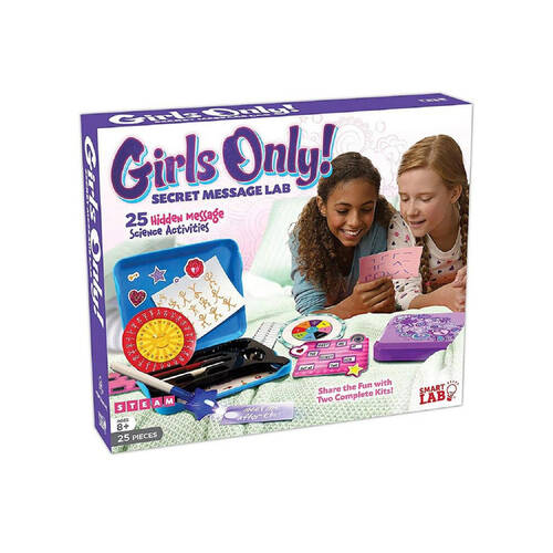 2pc Smart Lab Secret Message Girls Only Kids 8 Years Invisible Ink Kit