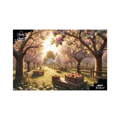 1000pc Puzzlemaster Jigsaw Puzzle Apple Orchard Countryside Scene 12y+