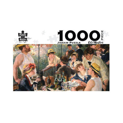 1000pc Puzzlemaster Jigsaw Puzzle Renoir Luncheon Of The Boating Party 12y+