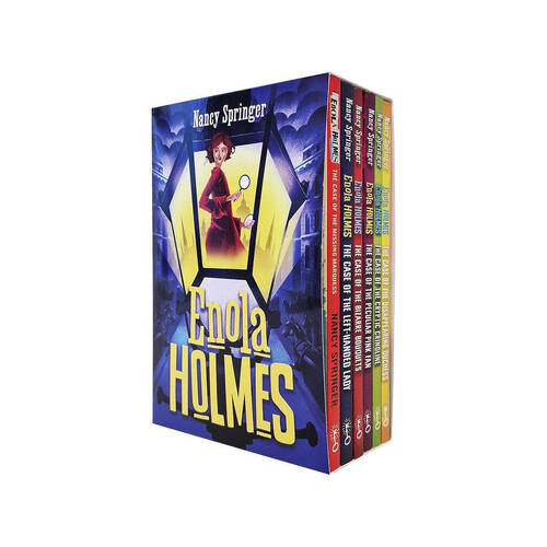 Enola Holmes Mystery Series 6 Paperback Book Set 8y+ Nancy Springer