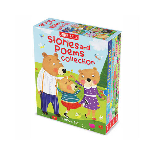 Stories and Poems Collection Slipcase 4 Hardback Book Set 5y+ Miles Kelly