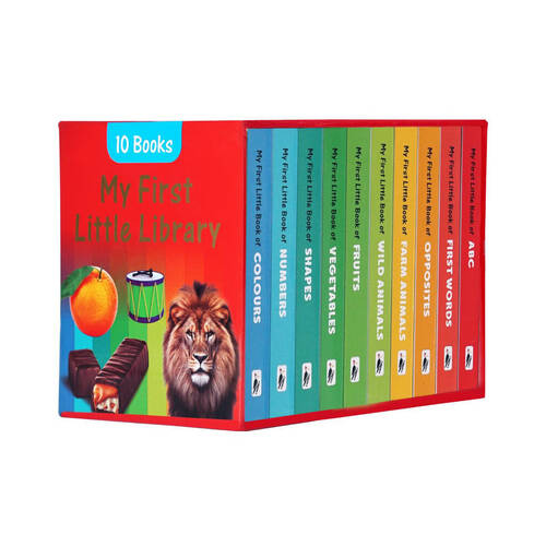 My First Little Library 10 Board Book Set Pre-School Woodpecker Books