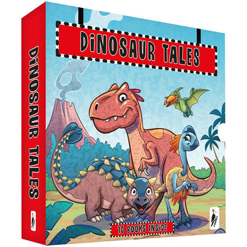 Dinosaur Tales 10 Volume Boxed Set Paperback Books Included 5y+ Woodpecker