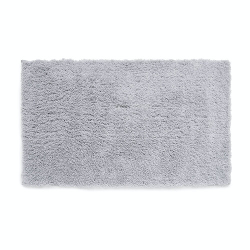 Sheraton Luxury Hotel Plush Bath Mat 60x90cm Pale Silver