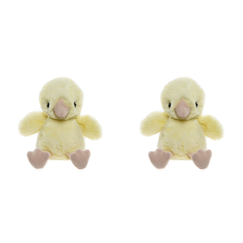 2PK Charlie Bears Bear & Me Baby Chucky Egg Chick 19x9cm - Yellow 0m+