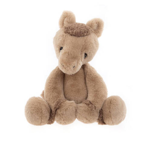 Charlie Bears Clip Clop the Pony Medium Kids Plush Toy 0Y+ Brown